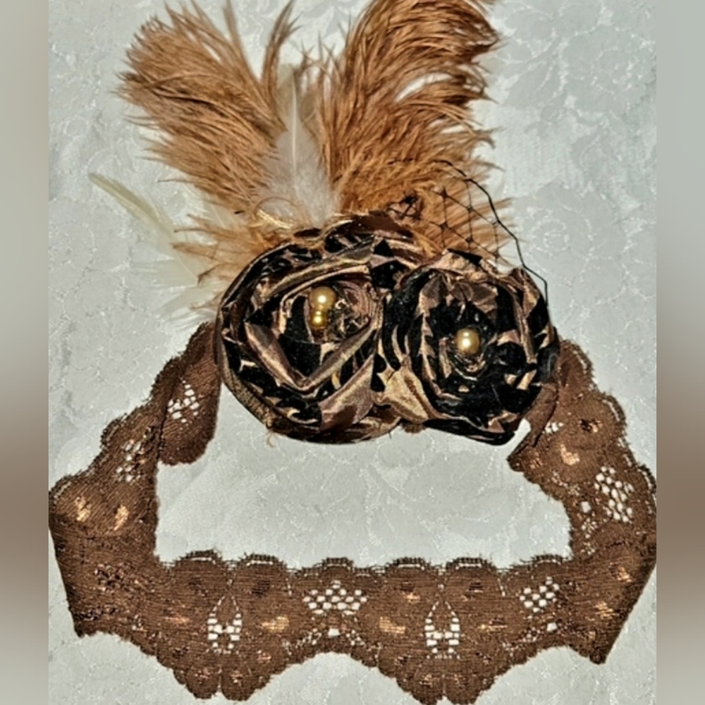 Etsy-Made Rosette Fascinator/Headband